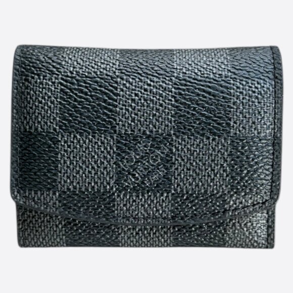 Louis Vuitton Damier Graphite Cufflinks - Picture 1 of 4